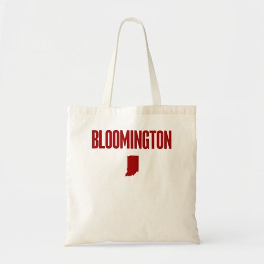 Bloomington-thuisstaat Indiana Tote Bag (Voorkant)