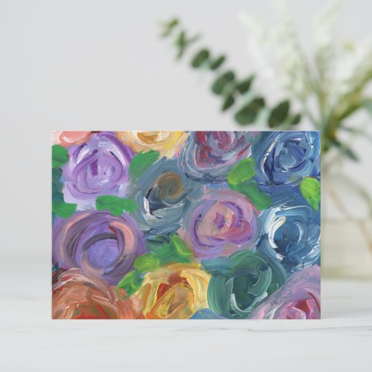 Bloomish bedankje / briefkaart (Staand voorkant)