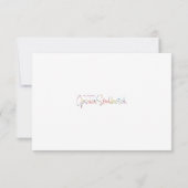 Bloomish bedankje / briefkaart (Achterkant)