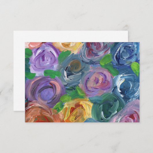 Bloomish bedankje / briefkaart (Voorkant / Achterkant)