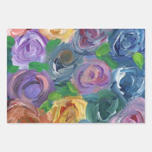 Bloomish inpakpapier vellen (Voorkant)