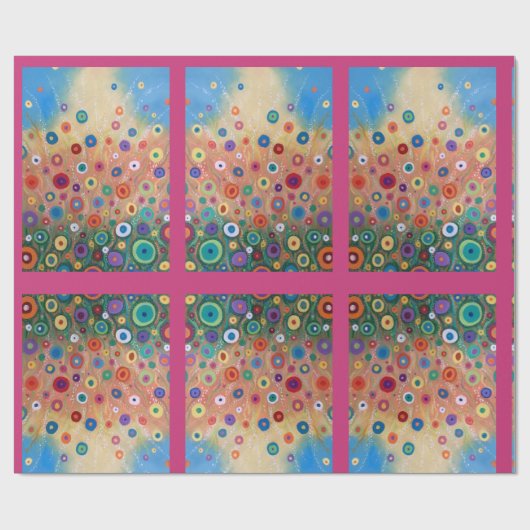 Bloompartij Cadeaupapier (Vlak)