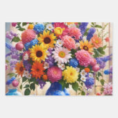 Bloompenselen Inpakpapier Vel (Voorkant 3)