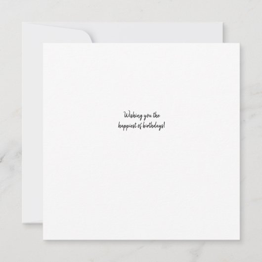 Bloomroze roze rozenbloem - Birthday Greeting Kaart (Achterkant)