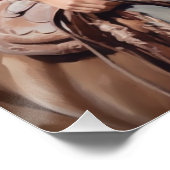 Blooms and Bridles: Cowgirl Wall Art Perfect Poster (Hoek)