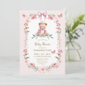 Blooms and Butterflies: Welkomstuitnodiging voor d Kaart (Staand voorkant)