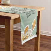 Blooms and Mandalas Table Runner Lange Tafelloper (Voorbeeld)
