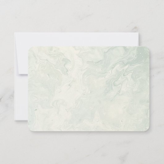 Blooms and Wings: Een Waterverf Bedankkaart (Achterkant)