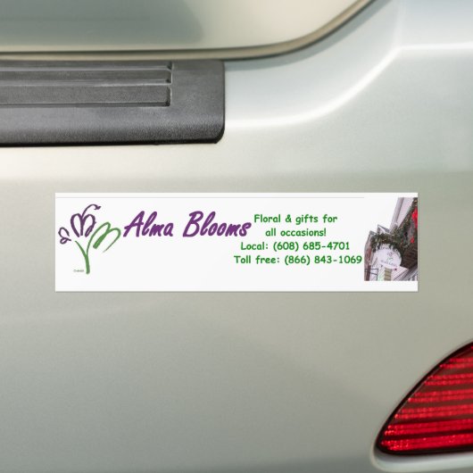 Blooms Banner Bumpersticker (Op auto)