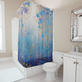 Blooms & Bliss: Waterverf Droomdouchegordijn Douchegordijn (In situ)