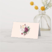  blooms bloemenbruiloft plaats kaart plaatskaartje (Achterkant)