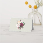blooms bloemenbruiloft plaats kaart plaatskaartje (Achterkant)
