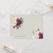  blooms bloemenplatte notitiekaart (Voorkant / Achterkant in situ)