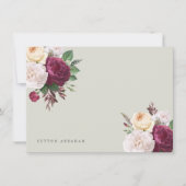  blooms bloemenplatte notitiekaart (Voorkant)