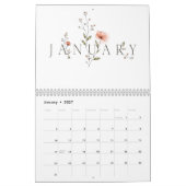 Blooms Book Botanische Lijnkunst Kalender (Jan 2027)