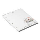 Blooms Book Botanische Lijnkunst Notitieblok (Schuin)