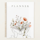 Blooms Book Botanische Lijnkunst Planner (Voorkant)