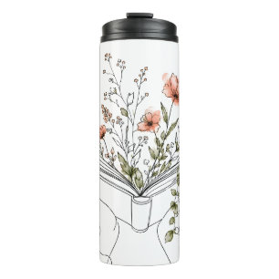 Blooms Book Botanische Lijnkunst Thermosbeker