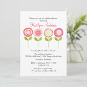 Blooms Bridal Shower Kaart (Staand voorkant)