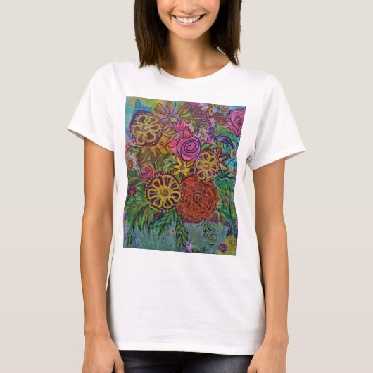 Blooms Dames T-shirt (Voorkant)