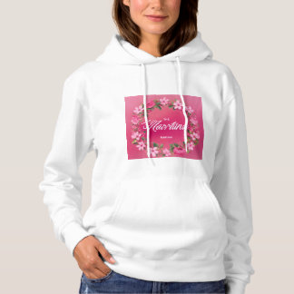 "Blooms in Vogue: een bloemensymfonie voor vrouwen Hoodie