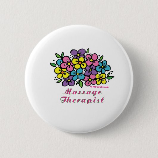 Blooms M Therapist Ronde Button 5,7 Cm (Voorkant)