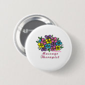 Blooms M Therapist Ronde Button 5,7 Cm (Voorkant /achterkant)