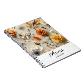 Blooms of Inspiration: Gepersonaliseerde College R Notitieboek (Rechterzijde)