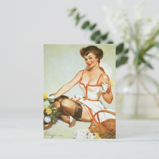 Blooms omhoog briefkaart (Staand voorkant)