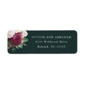 Blooms-retouradres Etiket (Voorkant)