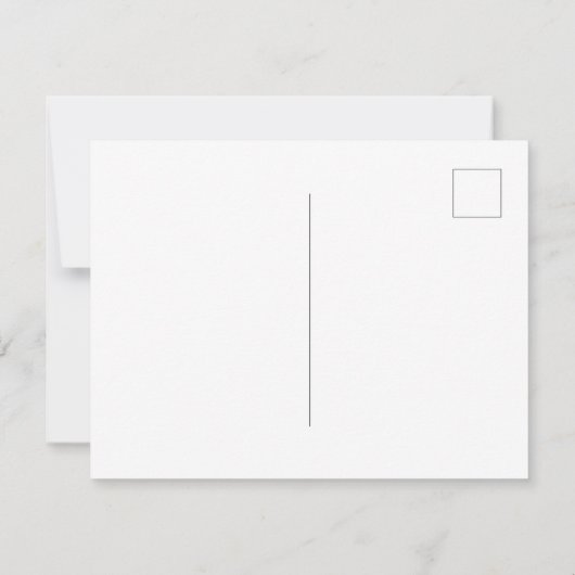 Blooms: Retro Kerstuitnodiging Kaart (Achterkant)