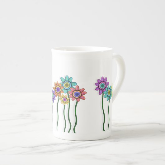 Blooms Tea Cup Porselein Kop (Voorkant rechts)