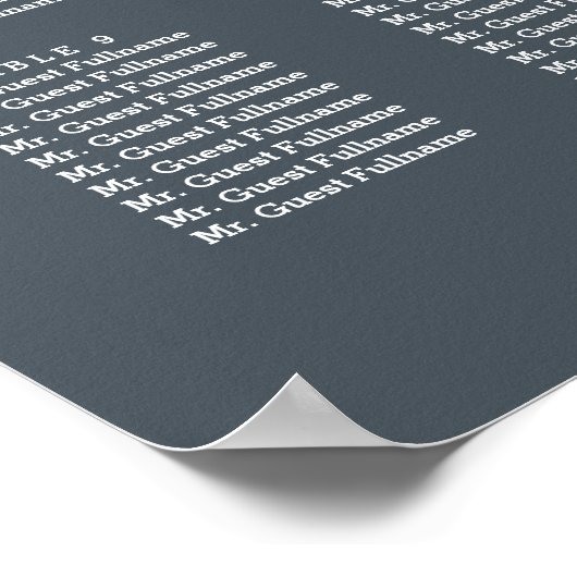 Blooms - tuinbouwkaart Poster (Hoek)