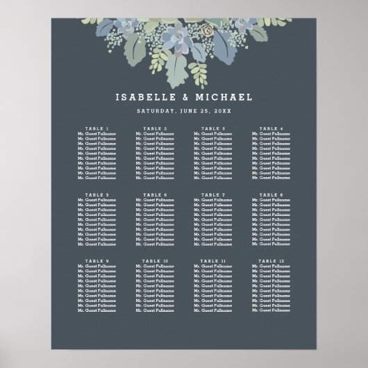  Blooms -  tuinbouwkaart Poster (Voorkant)
