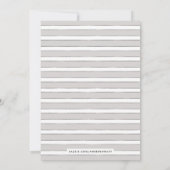  Blooms - uitnodiging voor een huwelijk - grijs (Achterkant)