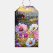 Blooms & Wishes: Artistic Display Cadeau Labels Cadeaulabel (Voorkant)