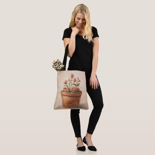 Bloomscape Tote Bag (Op model)