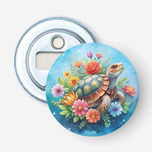 Bloomschildpad Button Flesopener