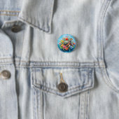 Bloomschildpad Ronde Button 3,2 Cm (In situ)