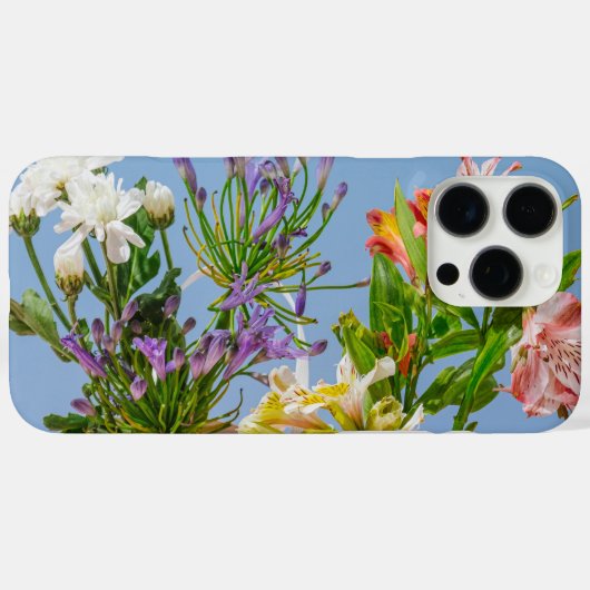 Bloomshell iPhone 16 Plus Hoesje – Bloemen (Achterkant (horizontaal))