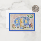 Bloomside Getaway Flat Note Card Notitiekaartje (Voorkant / Achterkant in situ)