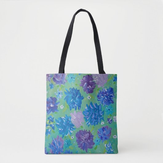 Bloomstruck Bloemen Canvas tas (Voorkant)