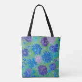 Bloomstruck Bloemen Canvas tas (Achterkant)