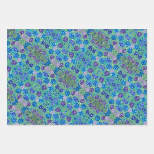 Bloomstruck Bloemen Wrapping Papier Inpakpapier Vel (Voorkant)