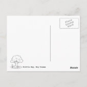 Bloomstructuur Briefkaart (Achterkant)