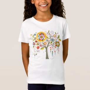 Bloomstructuur T-shirt