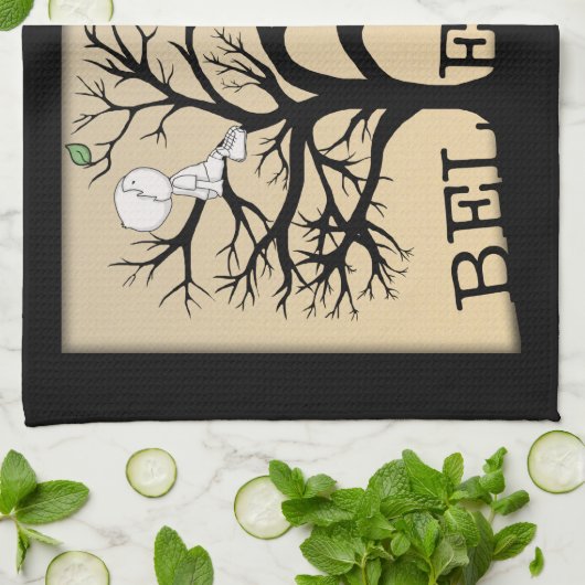 Bloomstructuur Theedoek (Gevouwen)