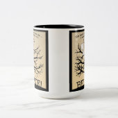 Bloomstructuur Tweekleurige Koffiemok (Center)