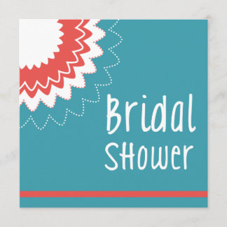 Bloomventilator - blauw en koraal kaart