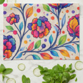 Bloomwave Tapijt Theedoek (Gevouwen)